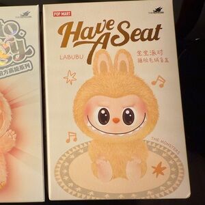 Pop Mart Labubu Stuffed Animal - Cream